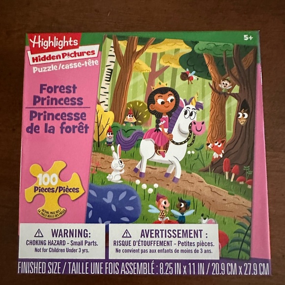 🌵3/$15 Highlights Forest Princess Hidden Pictures Puzzle (see description) - Picture 1 of 3